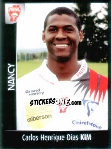 Sticker Carlos Henrique Dias Kim - Foot 2007-2008 n. 307 - Panini