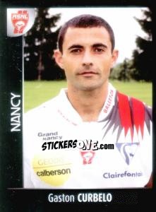 Sticker Gaston Curbelo - Foot 2007-2008 n. 308 - Panini