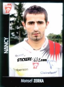 Sticker Monsef Zerka - Foot 2007-2008 n. 309 - Panini