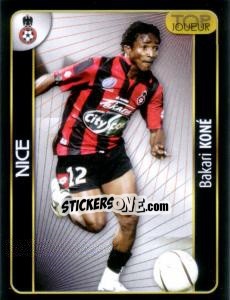 Sticker Top joueur(Bakari Koné) - Foot 2007-2008 - Panini