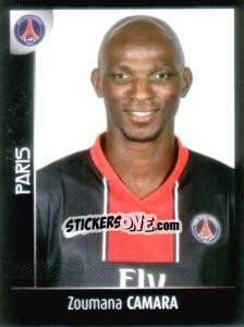 Sticker Zoumana Camara - Foot 2007-2008 n. 348 - Panini