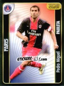 Sticker Top joueur(Pedro Miguel Pauleta) - Foot 2007-2008 n. 364 - Panini