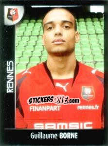 Sticker Guillaume Borne - Foot 2007-2008 n. 372 - Panini