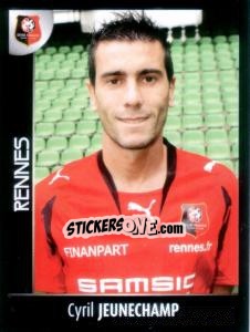 Sticker Cyril Jeunechamp - Foot 2007-2008 n. 376 - Panini