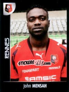 Sticker John Mensah - Foot 2007-2008 n. 377 - Panini