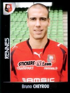 Sticker Bruno Cheyrou - Foot 2007-2008 n. 378 - Panini