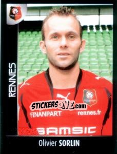 Sticker Olivier Sorlin - Foot 2007-2008 n. 383 - Panini