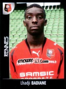 Sticker Lhadji Badiane - Foot 2007-2008 n. 384 - Panini