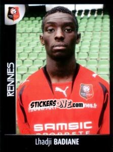 Cromo Lhadji Badiane - Foot 2007-2008 - Panini