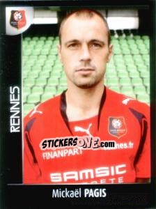 Cromo Mickaël Pagis - Foot 2007-2008 - Panini