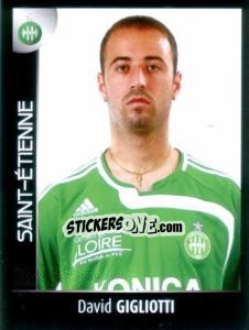 Sticker David Gigliotti - Foot 2007-2008 n. 411 - Panini