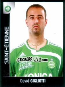 Sticker David Gigliotti - Foot 2007-2008 - Panini