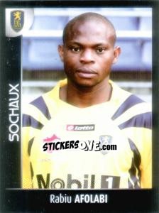 Sticker Rabiu Afolabi - Foot 2007-2008 n. 424 - Panini