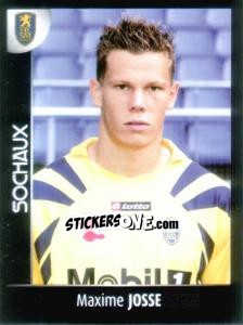 Sticker Maxime Josse - Foot 2007-2008 n. 427 - Panini