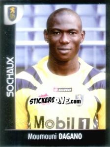 Figurina Moumouni Dagano - Foot 2007-2008 - Panini