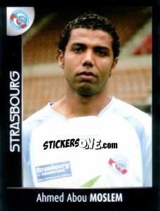 Cromo Ahmed Abou Moslem - Foot 2007-2008 - Panini