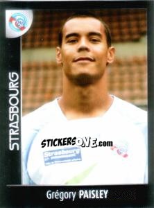 Cromo Grégory Paisley - Foot 2007-2008 - Panini