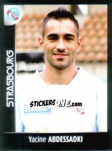 Sticker Yacine Abdessadki - Foot 2007-2008 n. 455 - Panini