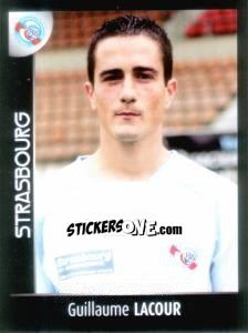 Sticker Guillaume Lacour - Foot 2007-2008 n. 461 - Panini