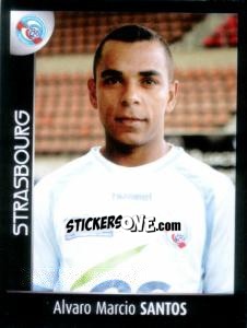 Figurina Alvaro Marcio Santos - Foot 2007-2008 - Panini