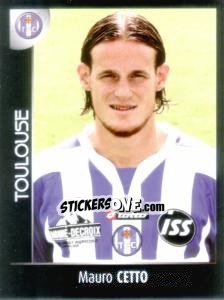 Sticker Mauro Cetto - Foot 2007-2008 - Panini