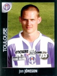 Sticker Jon Jönsson - Foot 2007-2008 - Panini