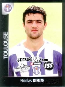Sticker Nicolas Dieuze - Foot 2007-2008 n. 484 - Panini
