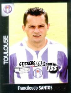 Sticker Francileudo Santos - Foot 2007-2008 n. 493 - Panini