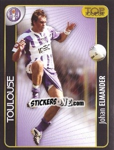 Cromo Top joueur(Johan Elmander) - Foot 2007-2008 - Panini