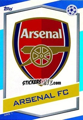 Sticker Club Emblem - UEFA Champions League 2016-2017. Match Attax n. ARS1 - Topps