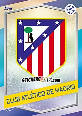 Cromo Club Emblem - UEFA Champions League 2016-2017. Match Attax - Topps