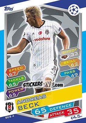 Cromo Andreas Beck