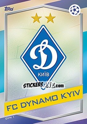 Sticker Club Emblem - UEFA Champions League 2016-2017. Match Attax n. DYN1 - Topps