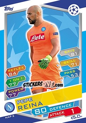 Sticker Pepe Reina