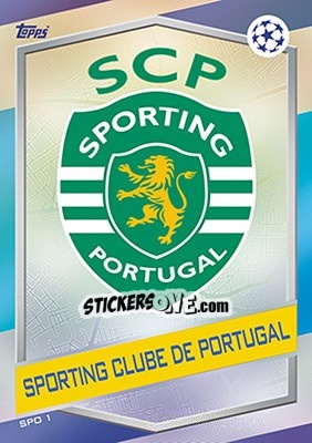 Sticker Club Emblem - UEFA Champions League 2016-2017. Match Attax n. SPO1 - Topps