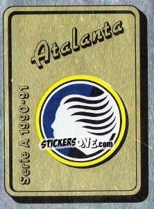Sticker Scudetto - Calciatori 1990-1991 n. 1 - Panini