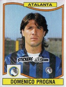 Sticker Domenico Progna - Calciatori 1990-1991 n. 9 - Panini