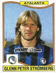 Sticker Glenn Peter Strömberg - Calciatori 1990-1991 - Panini