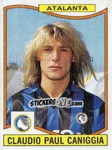Sticker Claudio Paul Caniggia - Calciatori 1990-1991 - Panini