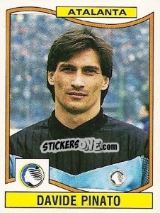 Sticker Davide Pinato - Calciatori 1990-1991 n. 15 - Panini