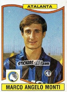Sticker Marco Angelo Monti - Calciatori 1990-1991 n. 16 - Panini