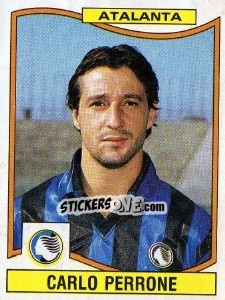 Sticker Carlo Perrone - Calciatori 1990-1991 - Panini