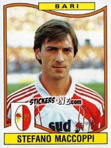 Sticker Stefano Maccoppi - Calciatori 1990-1991 n. 25 - Panini