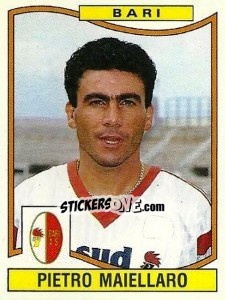 Sticker Pietro Maiellaro - Calciatori 1990-1991 n. 32 - Panini