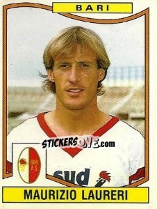 Sticker Maurizio Laureri - Calciatori 1990-1991 n. 35 - Panini