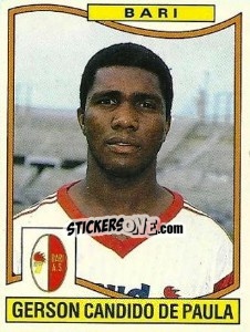 Cromo Gerson Candido De Paula - Calciatori 1990-1991 - Panini