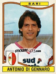 Sticker Antonio Di Gennaro - Calciatori 1990-1991 n. 38 - Panini