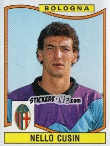 Sticker Nello Cusin - Calciatori 1990-1991 n. 40 - Panini