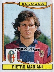 Sticker Pietro Mariani - Calciatori 1990-1991 n. 48 - Panini
