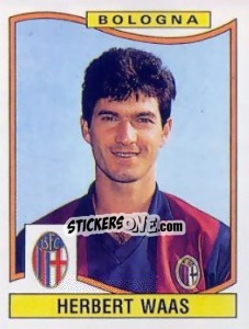 Sticker Herbert Waas - Calciatori 1990-1991 - Panini